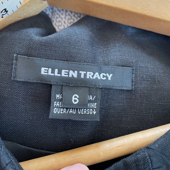 Ellen Tracy black swing cropped jacket, size 6 - Picture 8 of 10